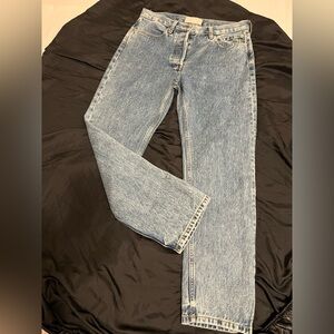 Everlane Indigo Denim Jeans the relaxed straight jean organic cotton